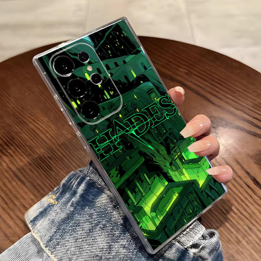H-Hades 2 Phone Case For Samsung S26 S25 S24 Ultra S23 Fe S22 S20 S21 Plus Plus 5G Fe Transparent Cover