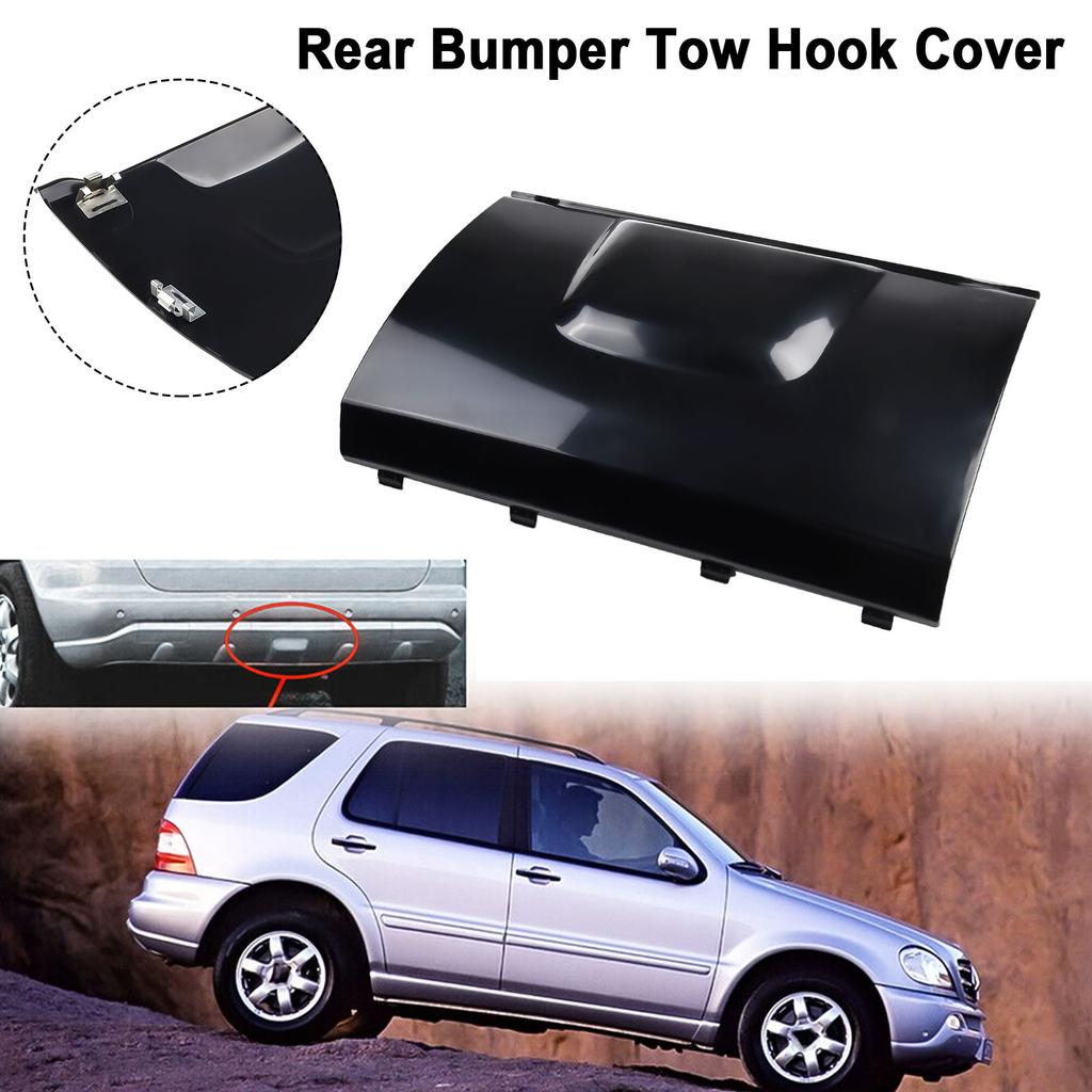 Plastic Rear Tow Hook Cover for MERCEDES For BENZ M CLASS W163 ML320 1998 2005 Compatible with Part Number A1638801105