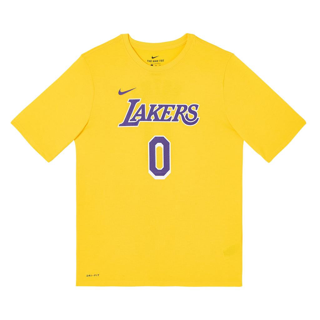 Nike Dri-Fit T-Shirt NBA Los Angeles Lakers Soft Skin-Friendly Sports Short Sleeve Kids Tops 3Z2B711F1-LAKKK