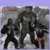 Modelo Figura Gorila King Kong Ilha da Caveira Brinquedo Adornado Com Detalhes Realistas Para Crianças e Adultos