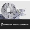 Embers For Toyota Corolla PCD 5x114.3 CB 60.1 M12x1.5 Forged Aluminum Black Wheel Spacers Hub Adapter 2 Piece