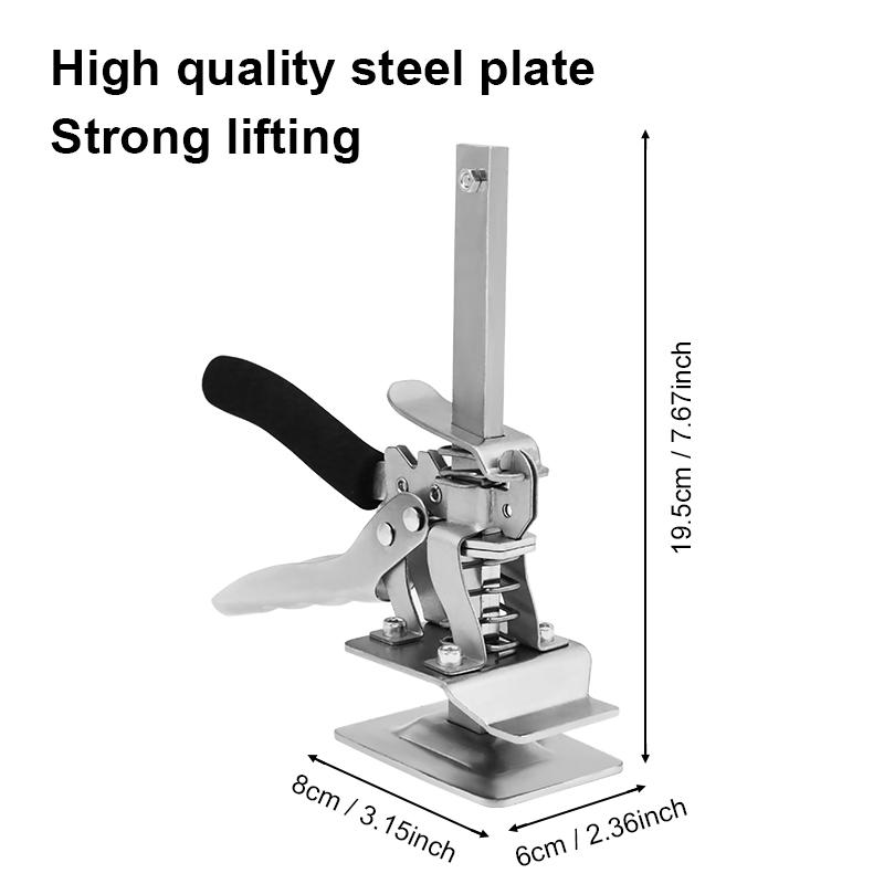 Top lifter, manual quick height adjustment, lifting positioning and leveling device