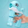 Dolphin Bubble Machine with Light Music Leakproof Kids Handheld Automatic Bubble Maker Shooter Blower Toy Toddlers Boys Girls Christmas Gift