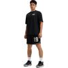 Under Armour Heavyweight Hoops Courtside Short Sleeve Short Sleeved T Shirts Men's Black 1390191-001