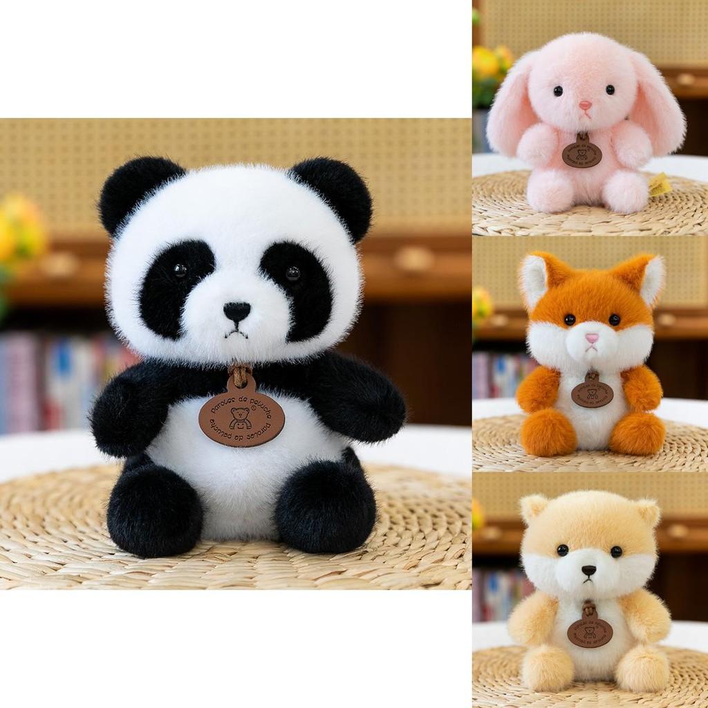 Gelbe Ente Katze Elefant Krokodil Plüschtierfiguren mit weicher PP-Baumwollfüllung für Kindergeschenk und Sammlung