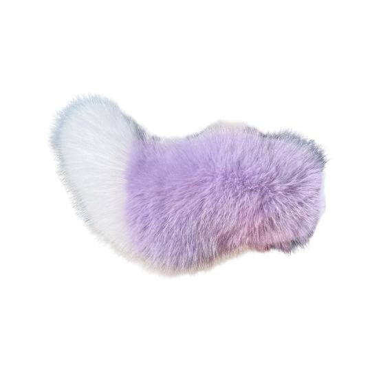 Faux Fur Electric Wagging Tail for Car, Remote Control Moving Tail Decoration, Rechargeable Detachable Auto Accessory for Anime Cosplay