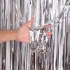 4 Bright Meter Shiny Rain Curtain For Captivating Party Decor And Displays Holiday