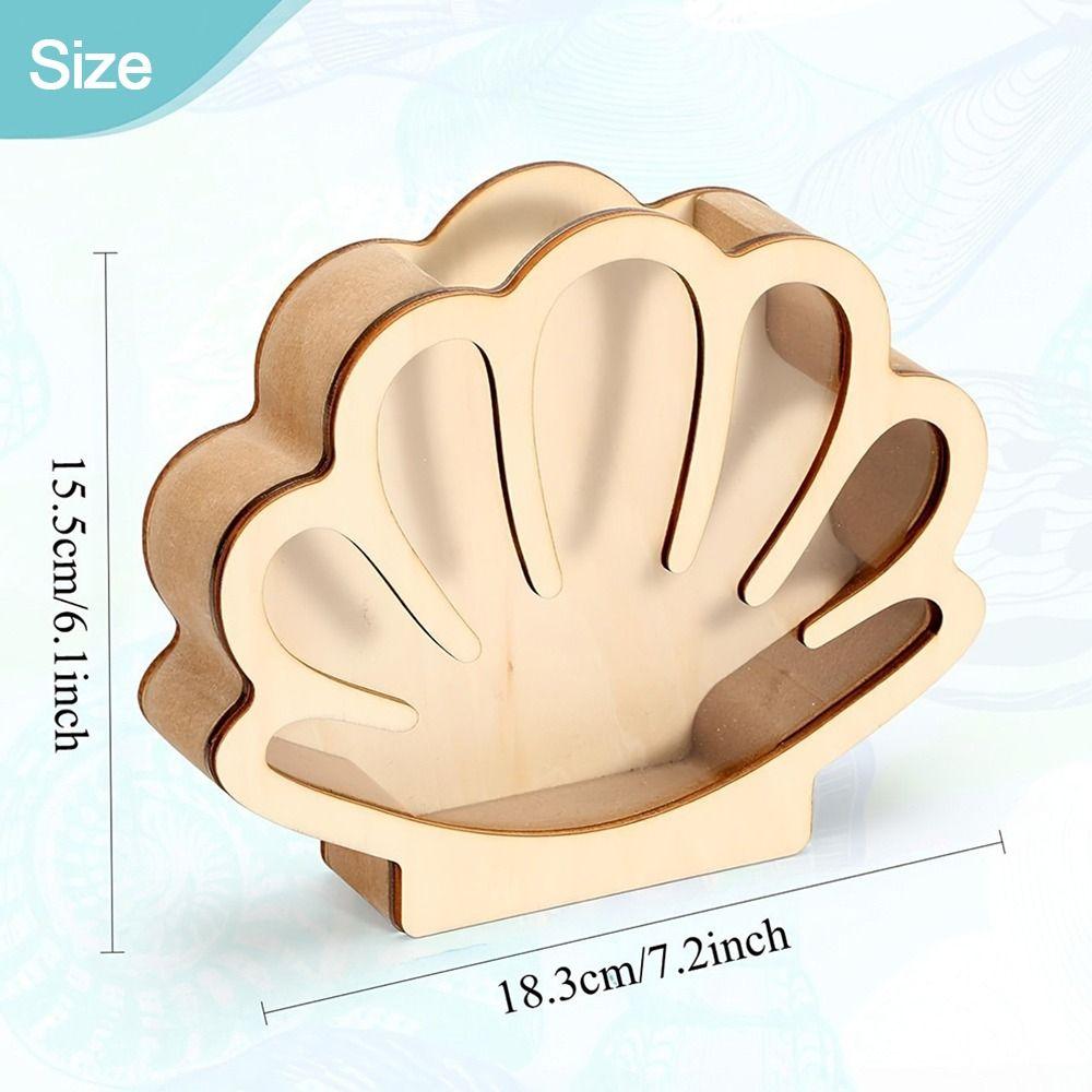 Dust-proof Shell Storage Container Clear Acrylic Display Organizer Box  Decorative Storage