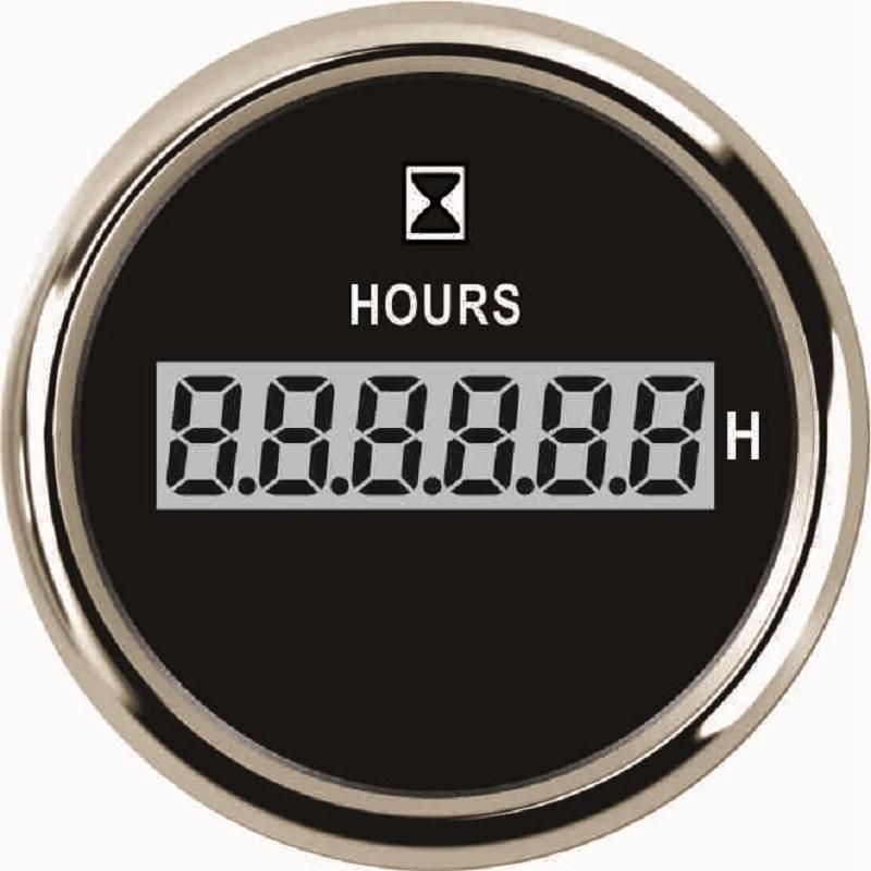 

ELING 52MM LCD Display Waterproof 2 Digital Hour Meter for Bike Motorcycle ATV Car Boat with Red Backlight 9-32V BS