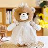 Teddy Bear Couple Rabbit Plush Toy Cartoon Stuffed Doll Decoration Gift Kids