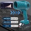 Electric Handheld Turbo Jet Fan High Power Blowing Dryer Cordless Dust Blower Cleaning Tool For 18V Battery