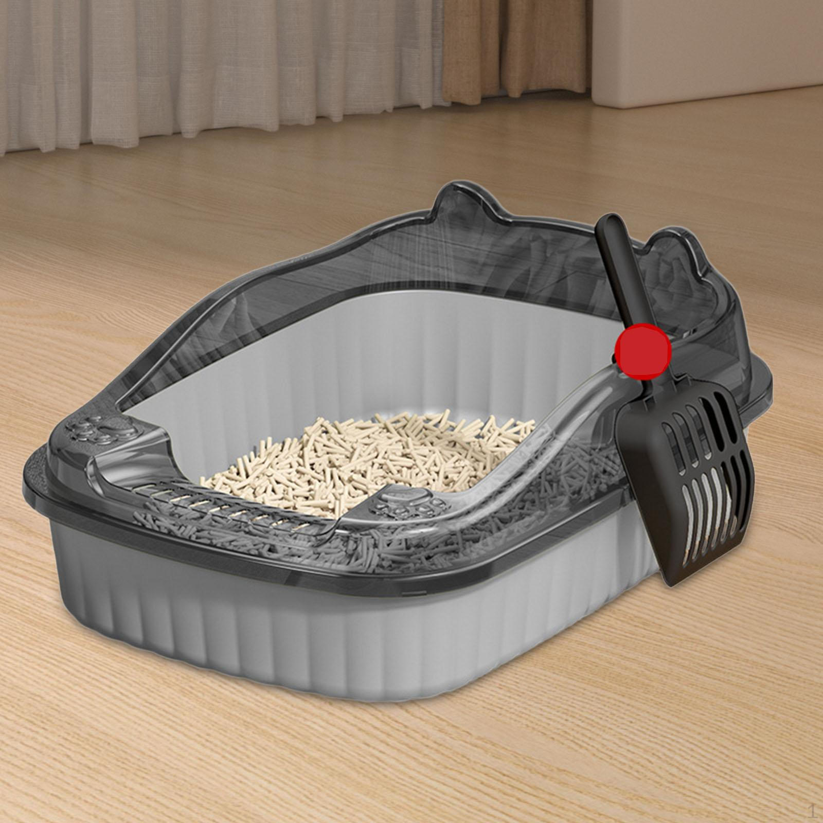 

Кошачий туалет глубокий туалет песок брызгозащищенный лоток для фекалий для собак кошек в помещении