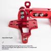 Motorcycle Rear License Plate Mount Holder Aluminum Alloy Bracket Motorcycle Universal Accessories Motorcycle Modification Parts