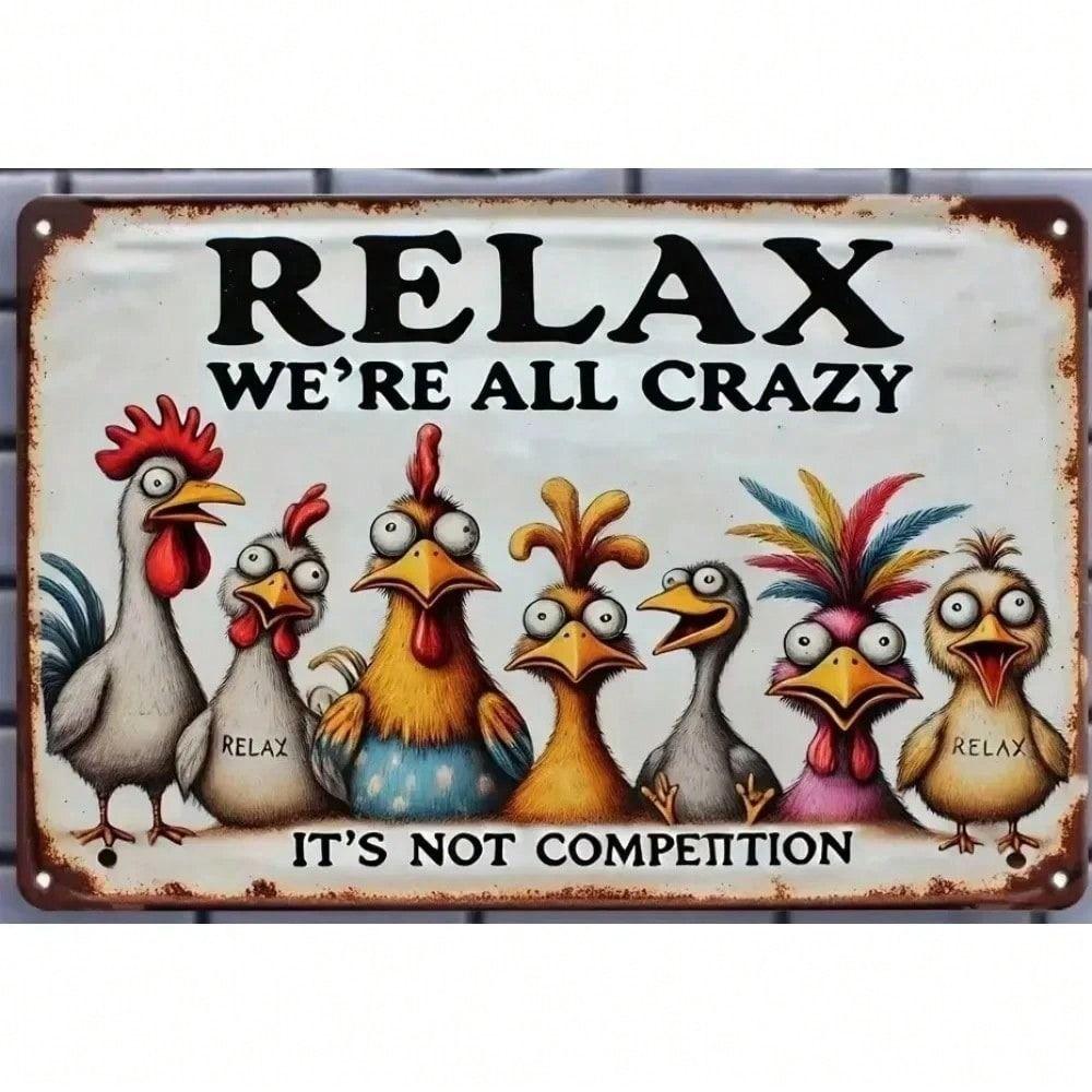 

Metal Tin Sign Painting Art 20x30cm Home Wall Decor