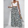 2026 Summer Casual Pants Printed Wide-Leg Pants New Women's Fashion