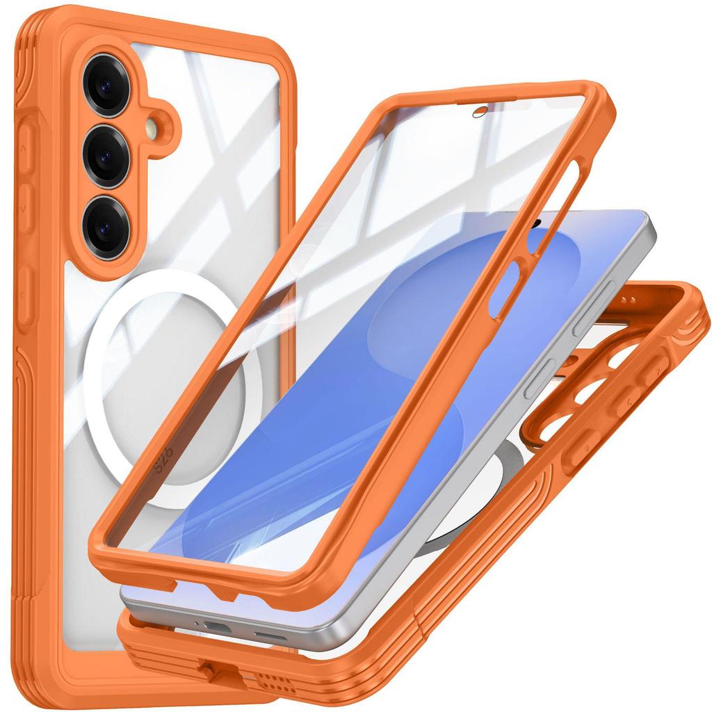 Compatible with Samsung Galaxy S26 Series: Shockproof, Drop-proof Full Coverage Phone Case with Integrated Shell and Film.