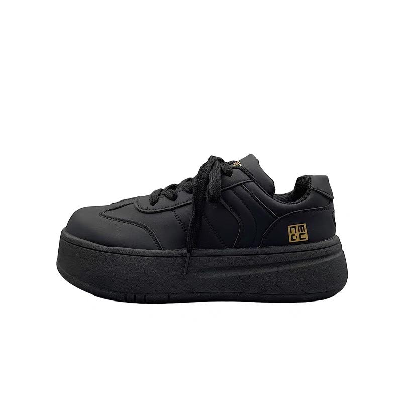 Hidden Elevator Platform Shoes Women's Spring New All-Matching Retro Sports Thick German Training Board Shoes