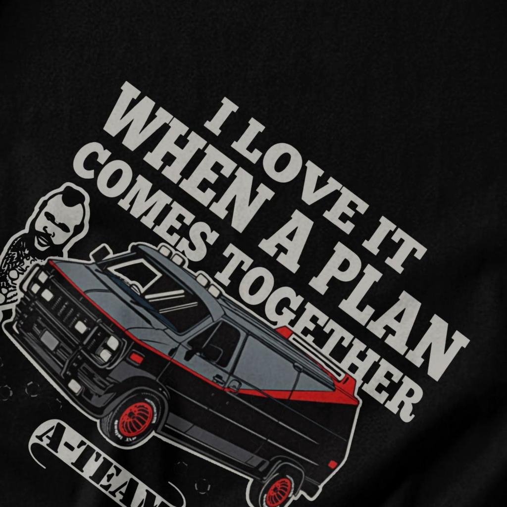 Men T Shirt Mashup TV 80s Hanniba The ATeam Gifts Summer Y2K Graphic Crewneck Unisex Clothes T Shirts