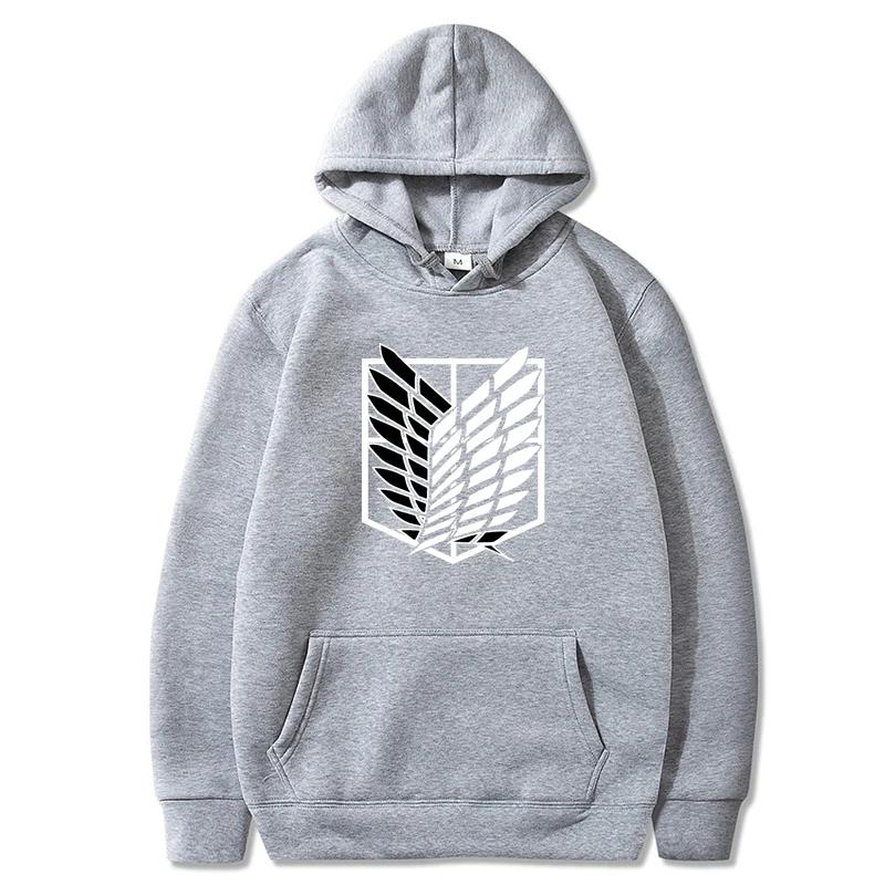 Women's Long Sleeves Japan Anime Attack on Titan Women Hoodies Autumn Winter Sweatshirts Hoodie Fashion Sweatshirts
