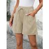 Women's Drawstring Shorts Elastic Waist Lightweight Summer Casual Short With Pockets