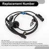 ABS Wheel Speed Senor Kit No.4721563AC/5105063AC/K05105063AB Rear Left ABS Sensor Set for Dodge Caliber 07-12 for Jeep Compass Patriot 07-17 for FWD