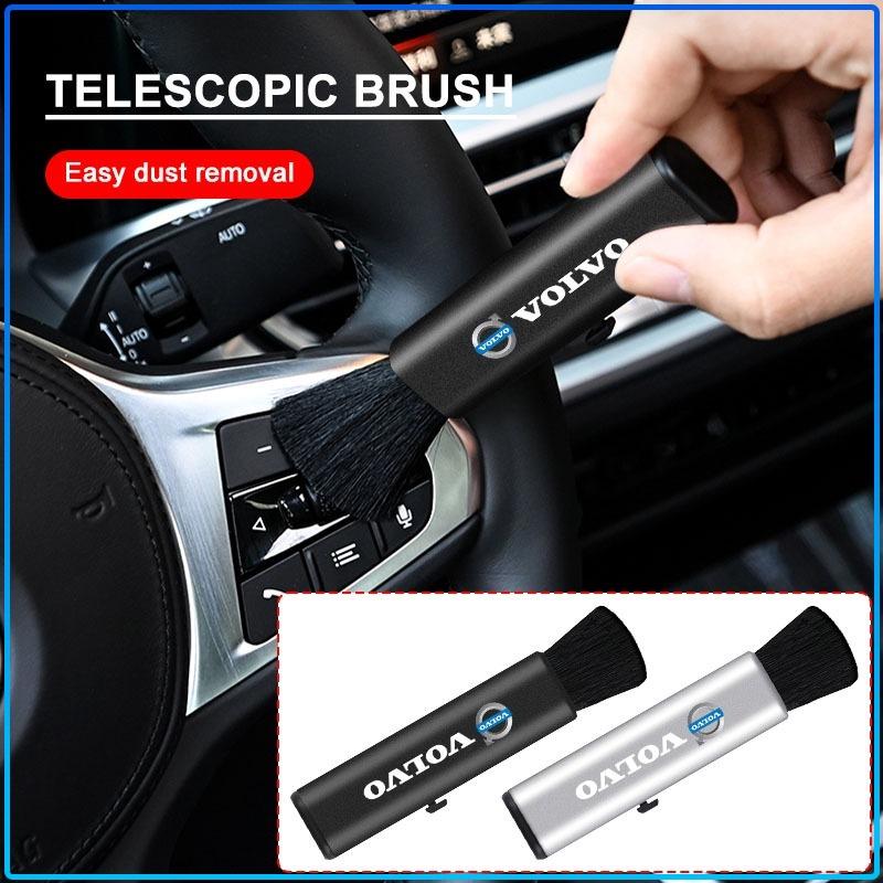 Car Interior Cleaning Brush Telescopic Small Soft Brush For Volvo XC60 XC90 S60 S80 S40 V40 V60 V70 V50 XC70