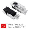 W252pcs LED Car Door Logo Welcome Light Ghost Shadow Courtesy Projector For Volkswagen Sagitar Passat TIGUAN TOUAREG Touran Sharan
