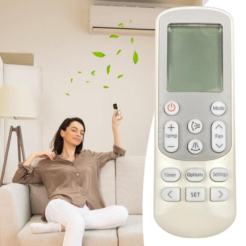 Ergonomic Air Conditioner Remote Controller For SS1001 Durability ABS Construction Long Ranges