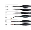 6 PCS Fine Detail Paint Brush Miniature Painting Brushes Kit for Acrylic Watercolor Oil Face Nail Scale Model Painting