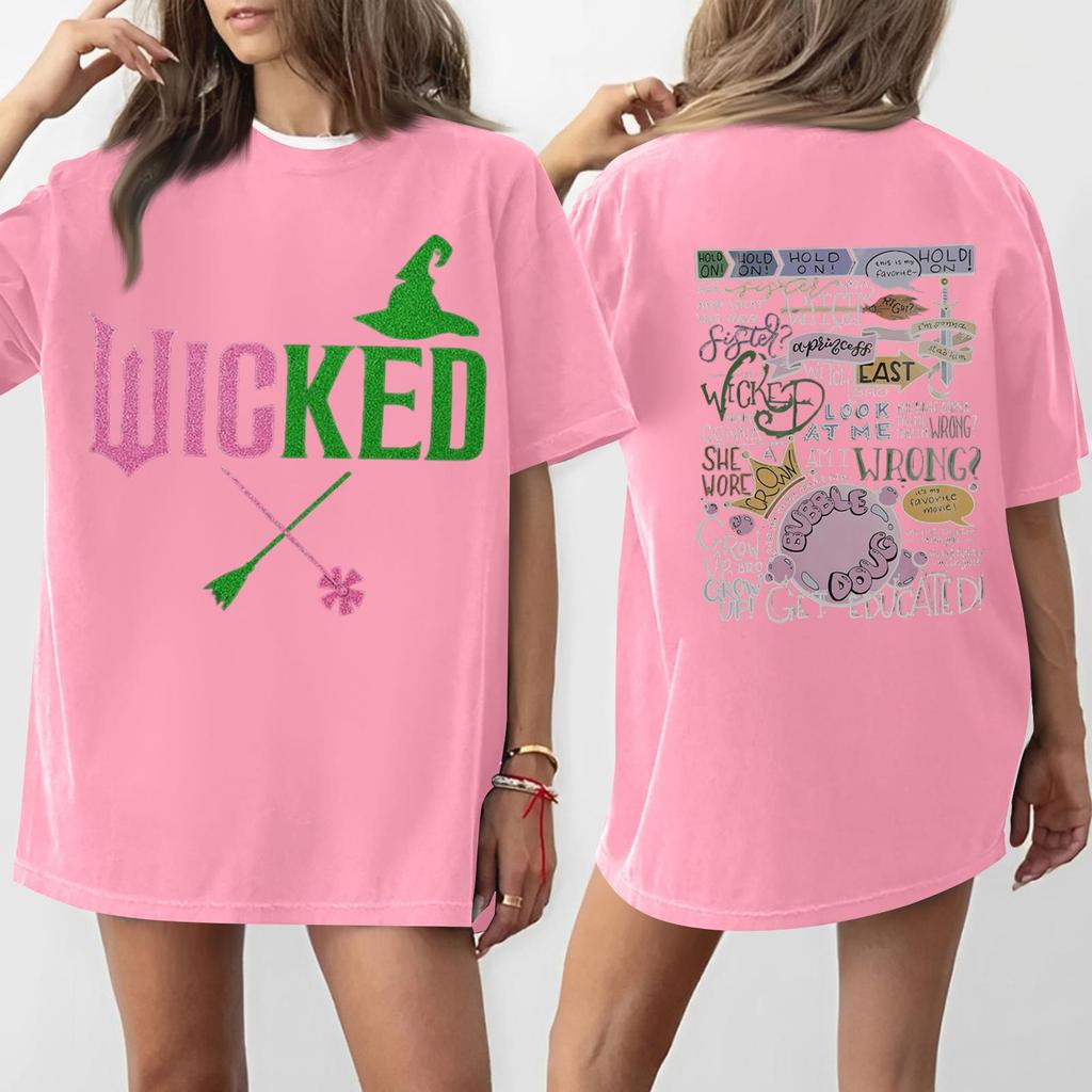 Women's Casual Fashion Round Neck Printed Short Sleeve T-Shirt Top