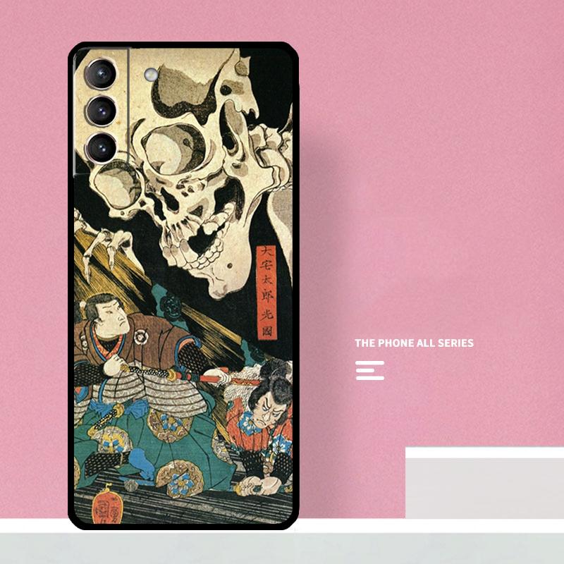 

Japanese Samurai Art Phone Case For Samsung Galaxy S24 S26 Ultra S20 S21 S22 S23 S25 Plus S10 S25 FE Cover Coque Galaxy S22 Plus