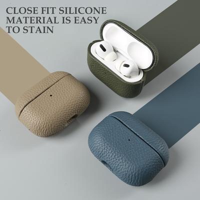 For Airpods Pro Case Genuine Leather Case For Airpods 4/3 /2/ Pro 3 2 1 Protection Box Cases AirPods Case Cowhide Charging Box
