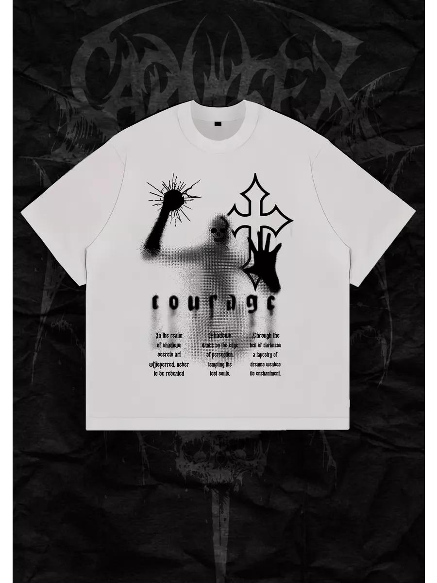 Oversized T-shirt with Scooby y2k varenka print L