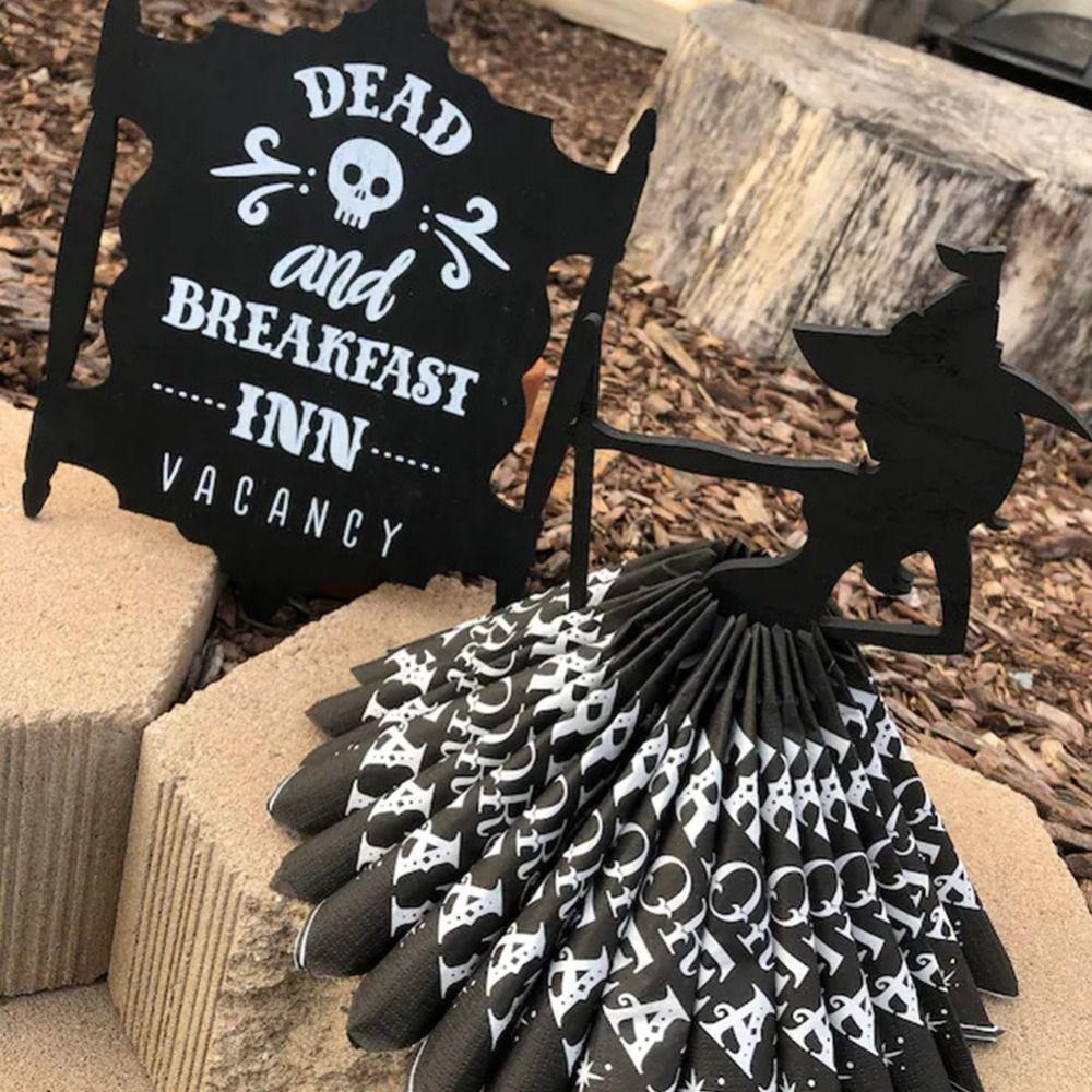 Simple Wooden Napkin Dispenser Black Witch Napkin Organizer  Restaurant