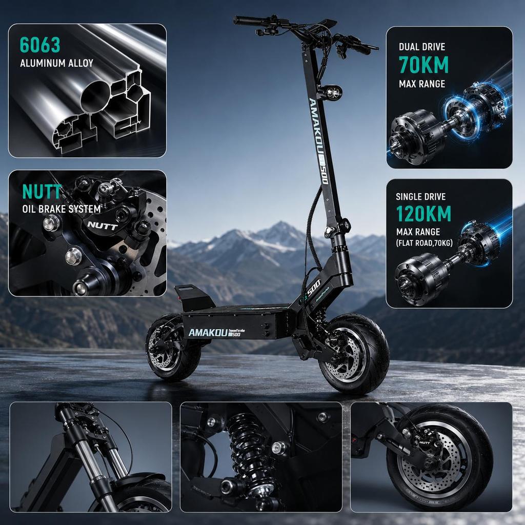 2026 hot sale X7-72 European and American high-power 9000-watt 72V40ah electric scooter off-road pedal high-speed wheel 150 kg