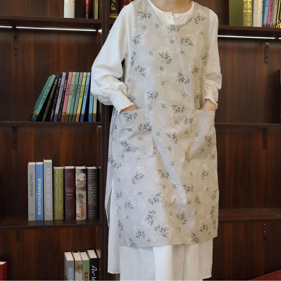 Kitchen Apron Restaurant Apron Chef Apron Kitchen Florist Overalls Cook Sleeveless with Pockets Japanese Style Pinafore