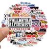 65 Anime Gemischtes Logo Graffiti Aufkleber Können mit Personalisiertem Koffer Notizbuch Wasserdicht und Nicht Wiederholte Aufkleber Dekoriert Werden