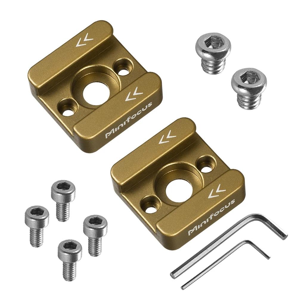 Camera Hot Shoe Mount Adapter to 1/4"-20 Flash 3/8 Cold Shoe for DSLR Mirrorless Camera Cage Rig Smartphone Extension Accessory