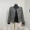 C S In The Room Glitter Long Sleeve jaCket roSe Gold Button 2Color C