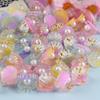 Cartoon Simulation Luminous Pearl Shell Gradient Color DIY Phone Case Shoe Buckle Water Cup Sticker Cream Glue Jewelry