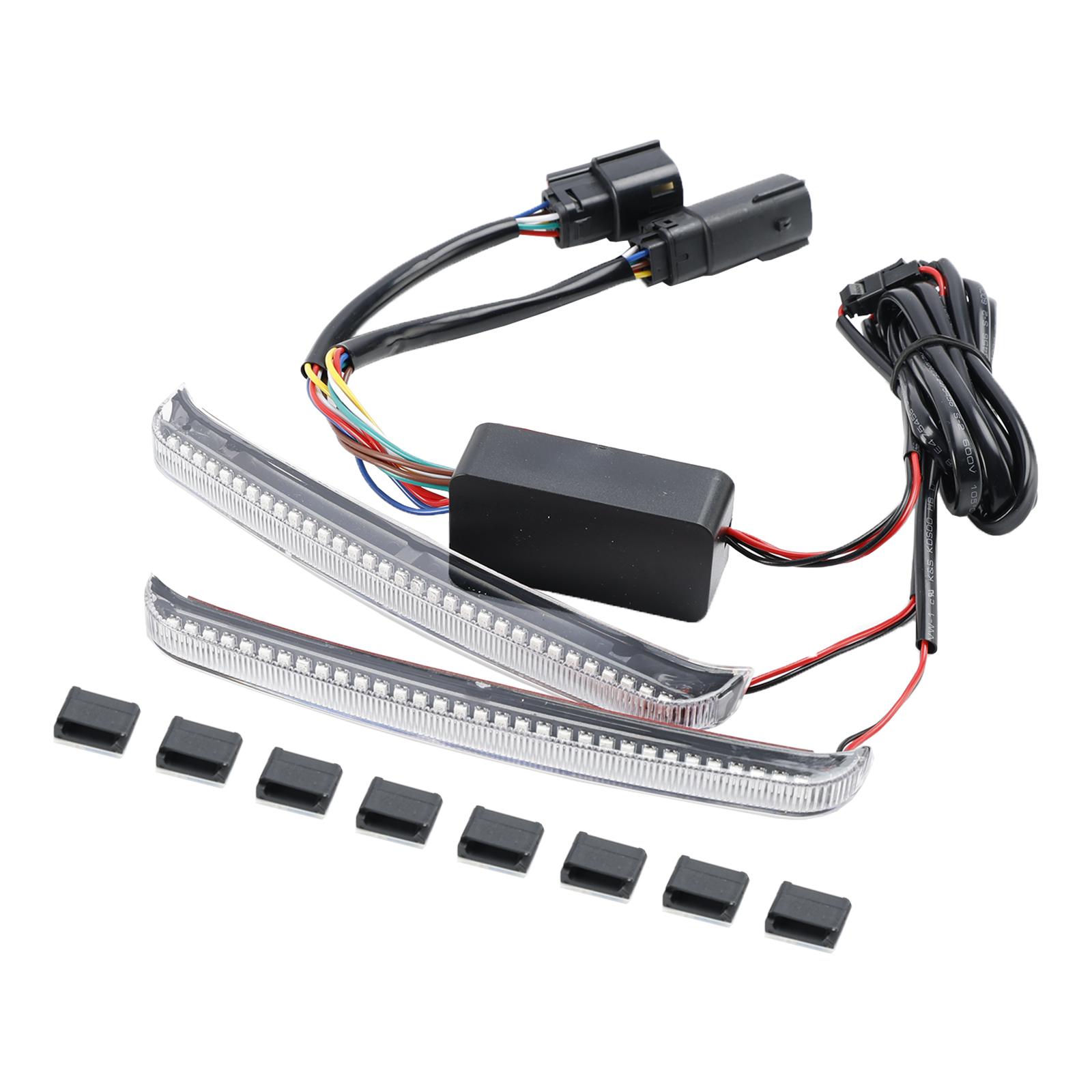 

Saddlebag LED Flowing Turn Signal Light For Harley Road Glide FLHR CVO 2014-2022