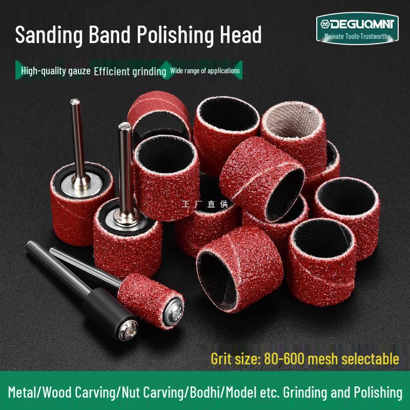 Electric Grinder Sandpaper Ring & Polishing Tool for Wood, Nails, Metal, Rust, Bodhi Peeling