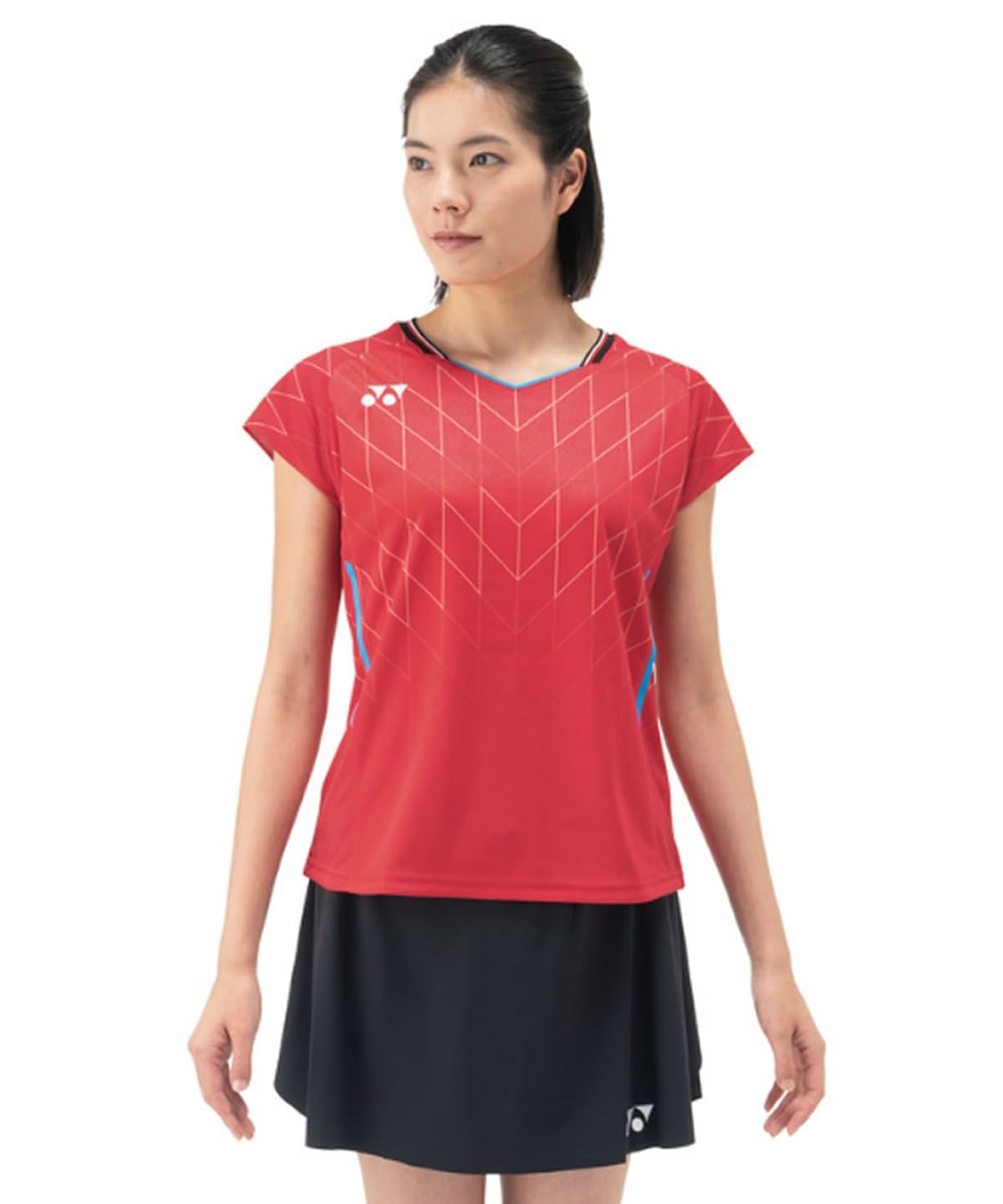 

Игровая футболка Yonex 20915 Япония Красный M Женская (Приталенная рубашка) (364)