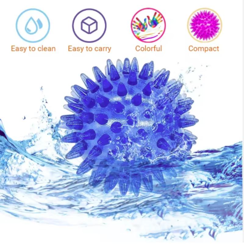 Pet Toy Ball for Cats And Dogs - Sounding Tooth Cleaning Chew Ball Training Teeth Accessories Thornless Chewing Toy for Puppy