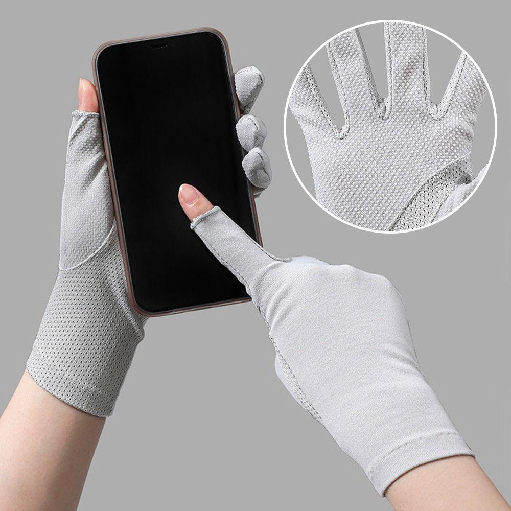 UV Protection Sun Protection Gloves Summer Cycling Driving Gloves Sunscreen Gloves Women Girls