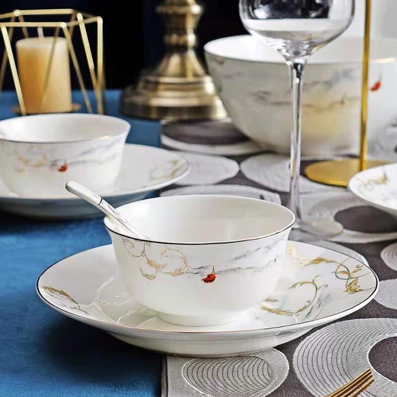 18-Piece Chinese Ceramic Dinnerware Set
