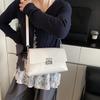 IELGY Ladies Retro Casual Small Square Oil Wax Leather Messenger Bag