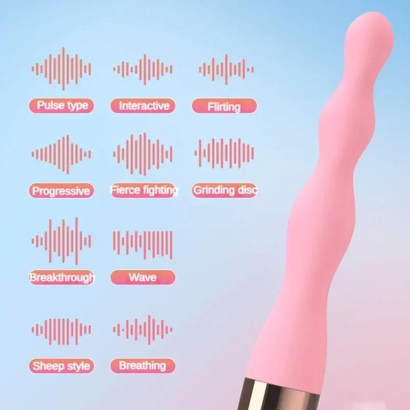 Anal Bead Vibrator Butt Plug Prostate Massager Dildo Vibrator Clitoris Stimulator Anal Sex Toys for Women Men Masturbation