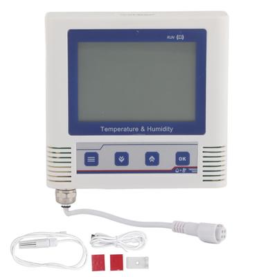 Temperatur-Datenlogger USB Externes LCD-Display Genaue Aufzeichnungssensoren Sonden DC 5V