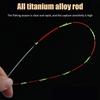 0.5mm Half Full Titanium Alloy Raft Tip Repair Refit Replacement LED Fishing Rod Tip Fishing Tackle Pole Accessories